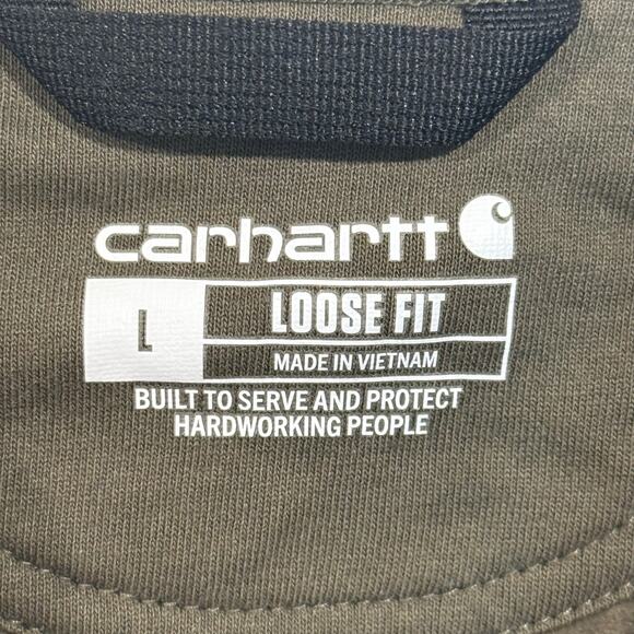 Carhartt K122 Moss Full Zip Hoodie Men’s Large Loose Fit NWT Midweight - Picture 4 of 10